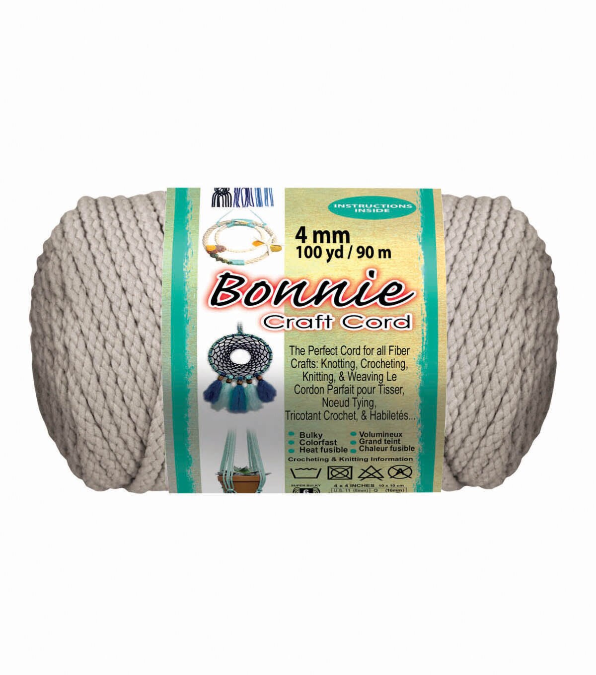 Macrame 100yds Lambs Wool