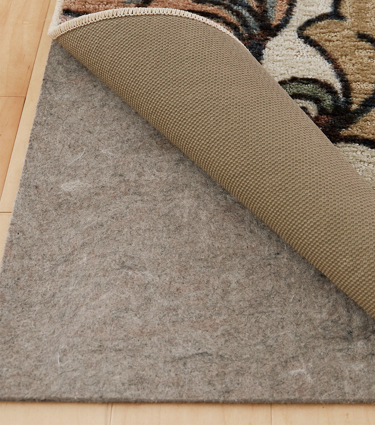 Dual Surface 1/4 Inch Rug Pad Gray 2' 6