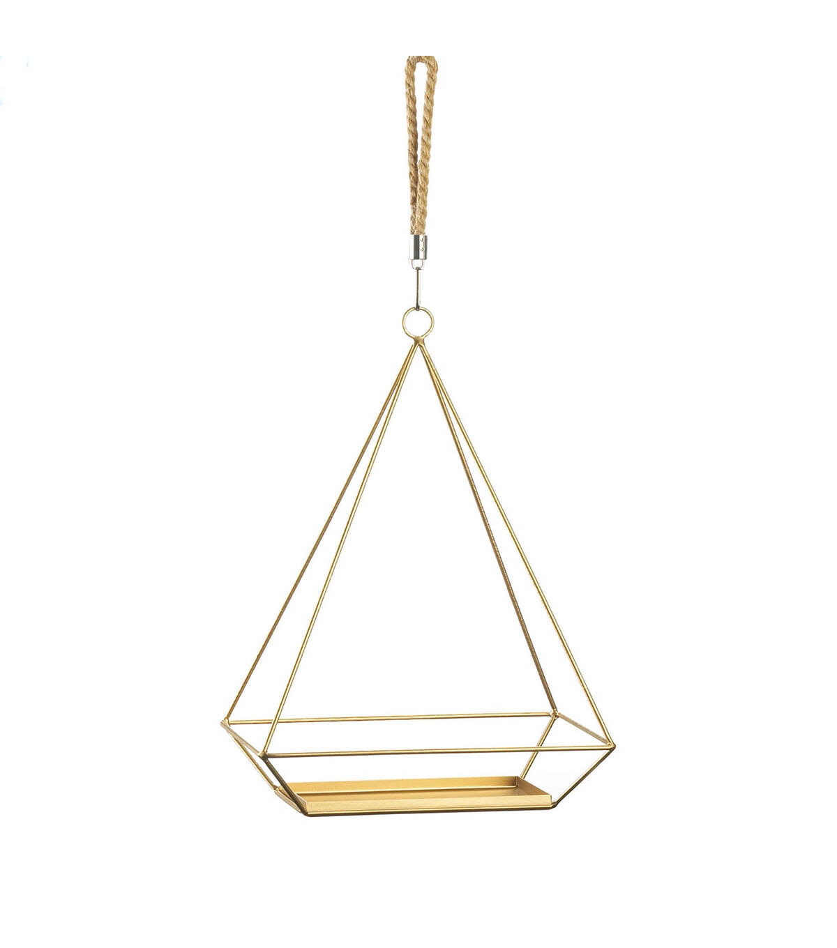 Zingz & Thingz 18in Iron Hanging Plant Holder with Rectangle Base