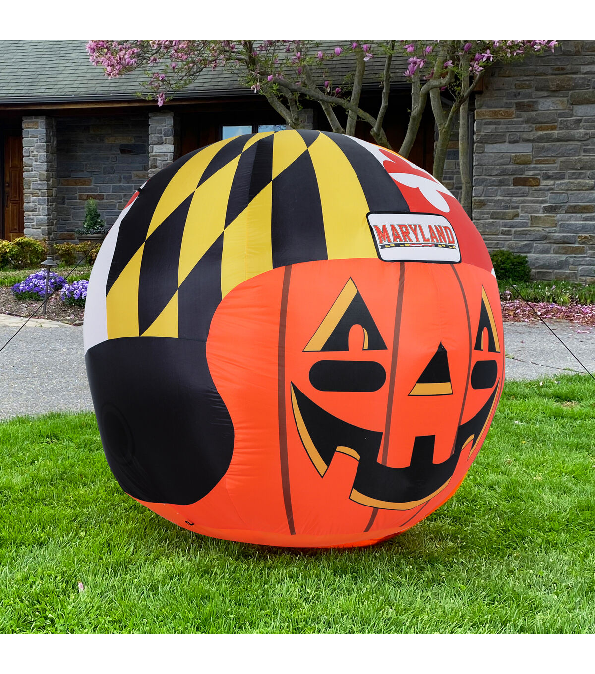 Sporticulture 4' Maryland Terrapins Inflatable Jackolantern Helmet