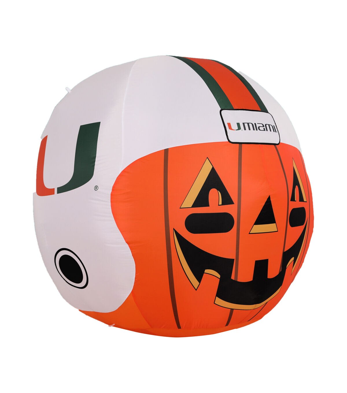 Sporticulture 4' Miami Hurricanes Inflatable Jackolantern Helmet