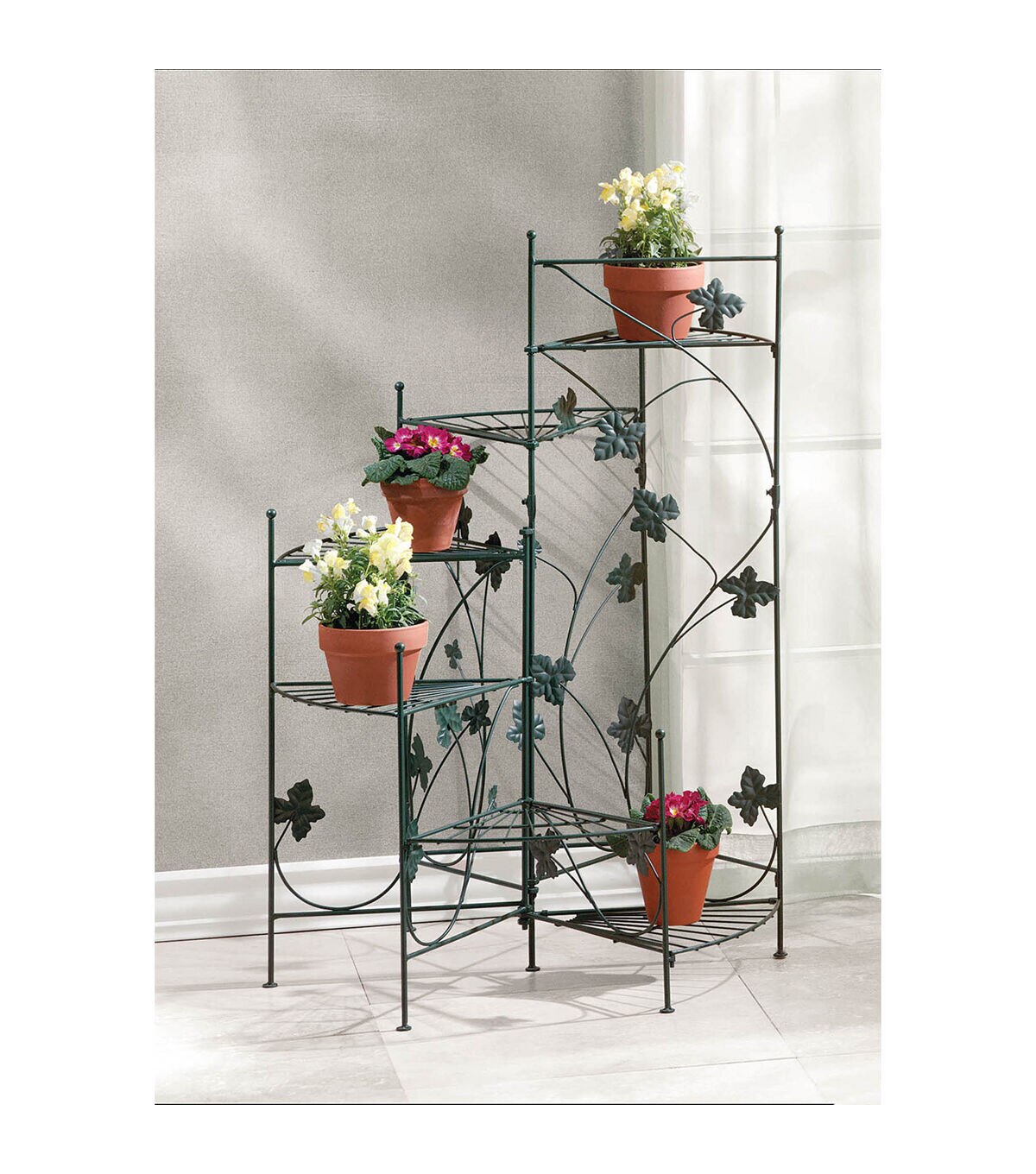 Zingz & Thingz 38.5in Ivy-Design Staircase Plant Stand