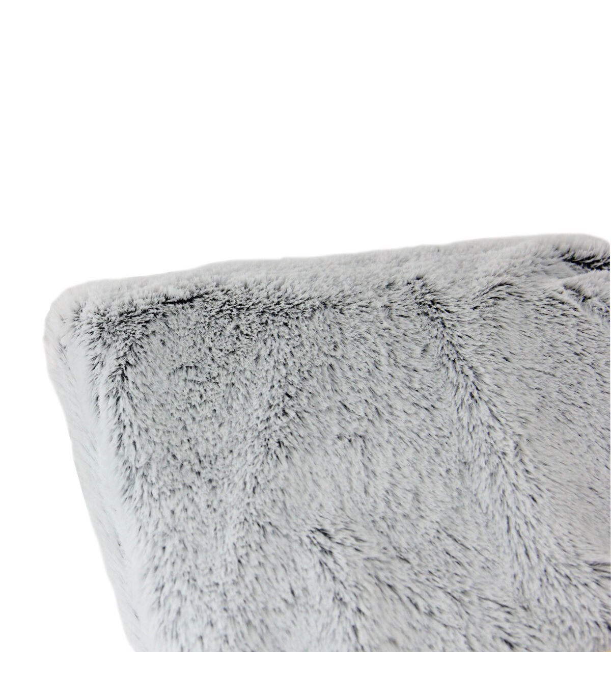 Northlight Ash Gray Plush Rectangular Throw Blanket 55