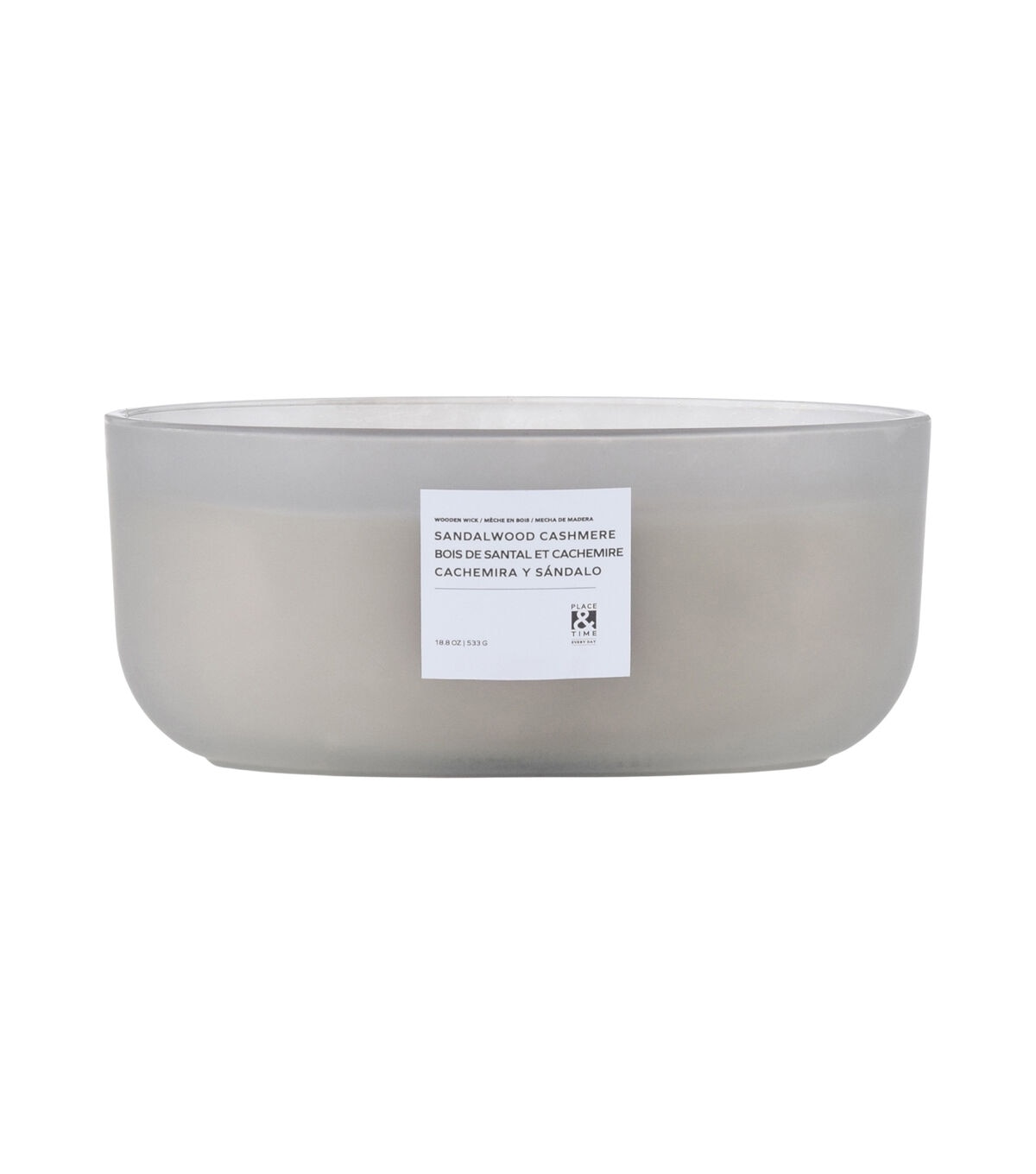 19oz Wood Wick Scented Jar Candle by Place & Time