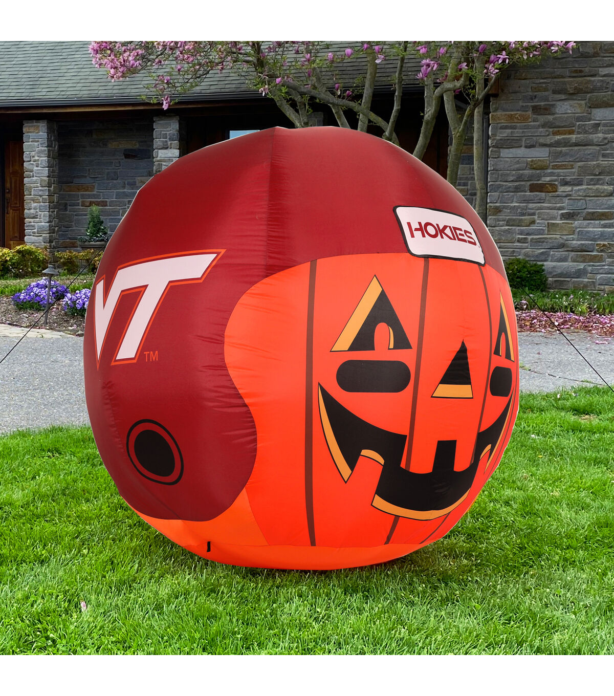 Sporticulture 4' Virginia Tech Hokies Inflatable Jackolantern Helmet