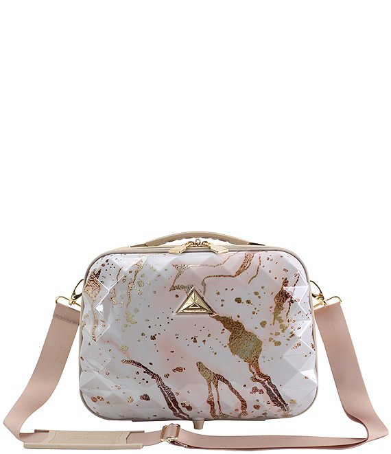 Savoir Collection Marbled Gold Travel Beauty Case