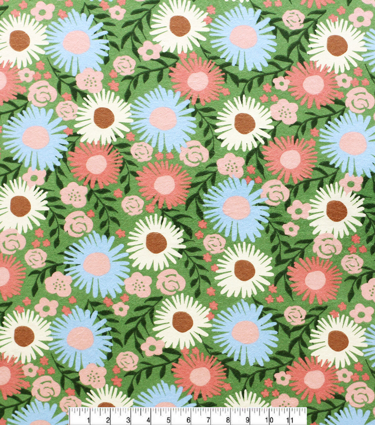 Mental Health Awareness Floral Super Snuggle Flannel Fabric