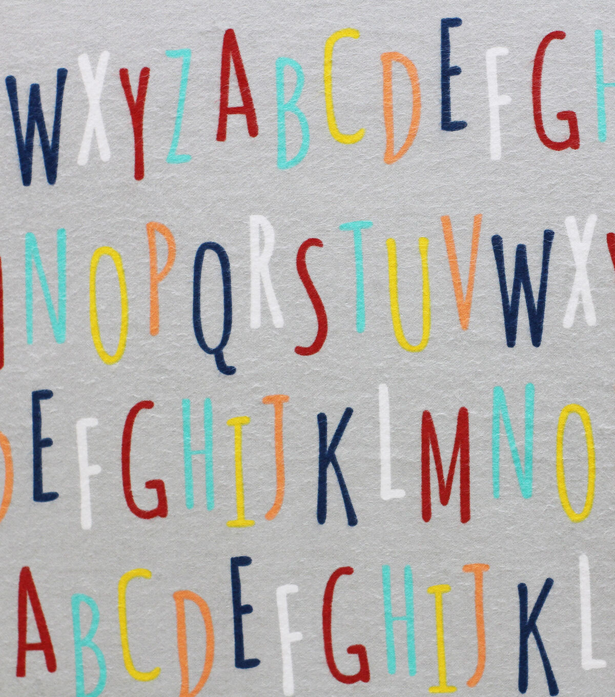 POP! Alphabet Super Snuggle Flannel Fabric