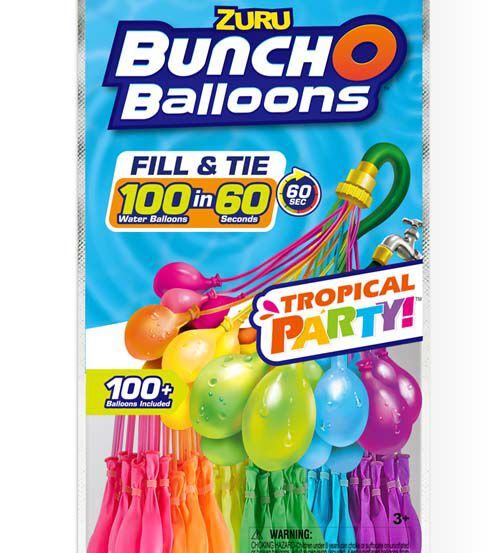 Zuru 100ct Summer Tropical Bunch O Balloons
