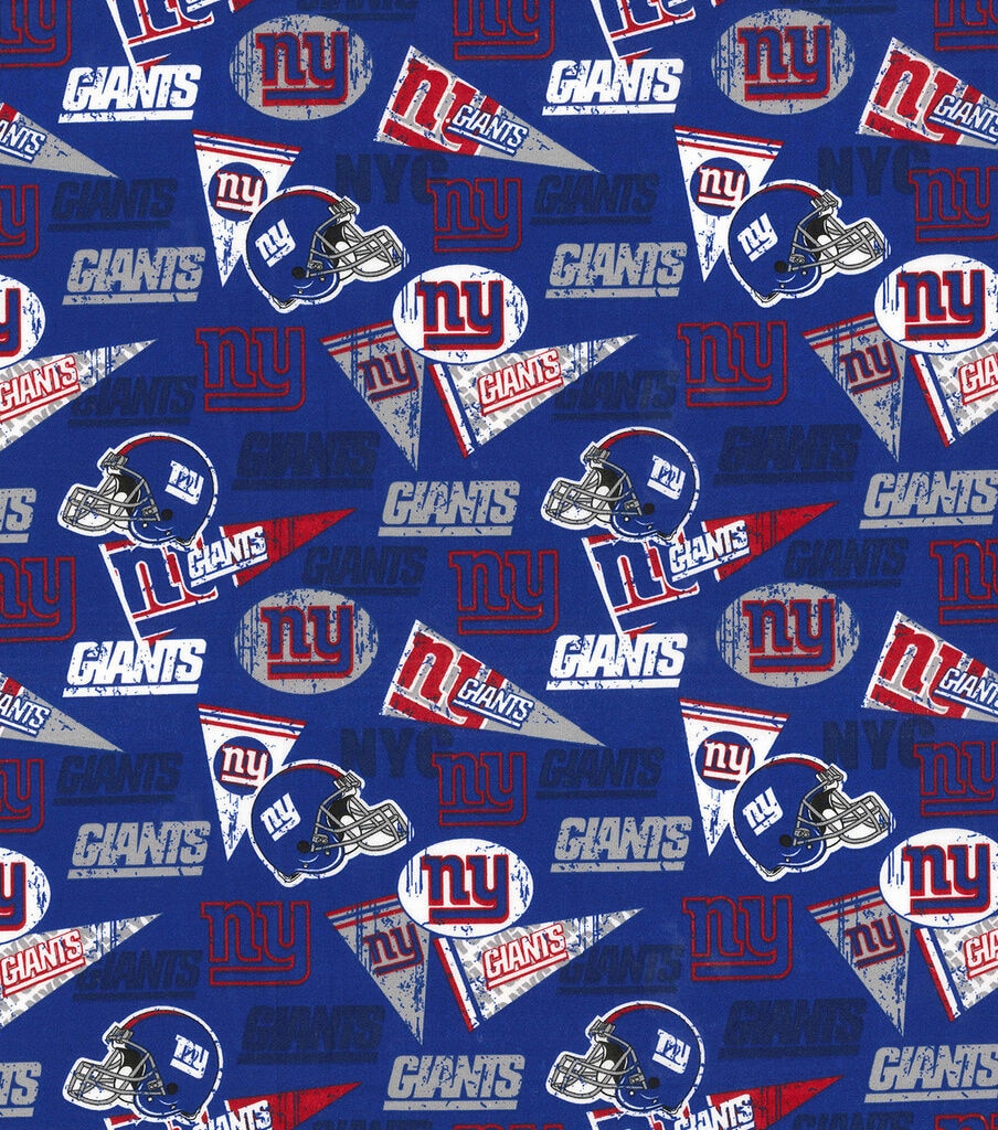 Fabric Traditions New York Giants Cotton Fabric Retro