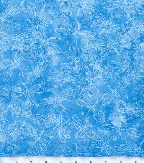 Fabric Traditions Dragonflies Quilt Cotton Fabric by Keepsake Calico