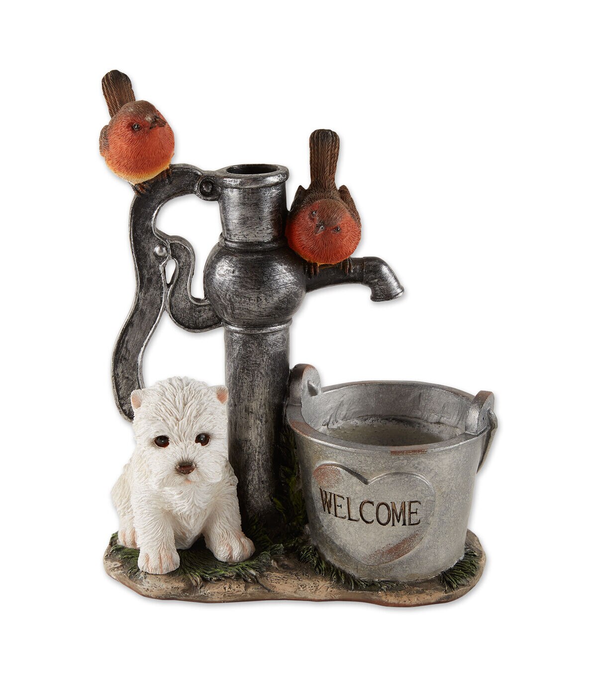 Zingz & Thingz Little Pup And Water Pump Solar Light