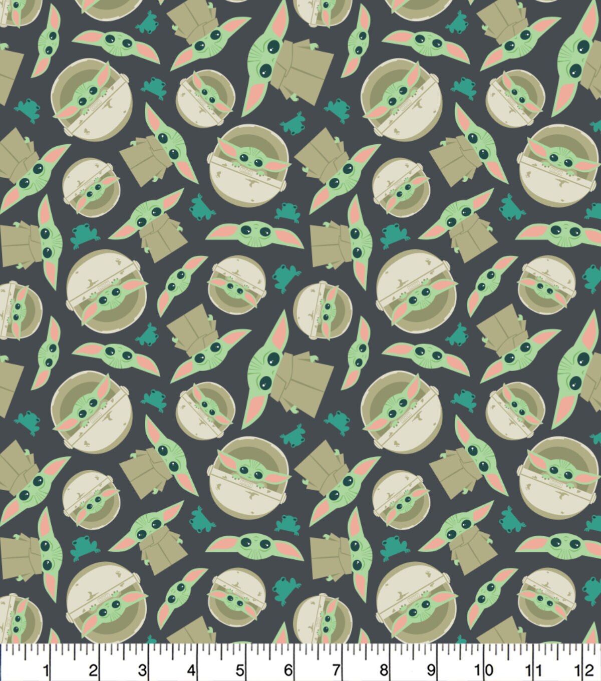 Star Wars Mandalorian Child Frog Cotton Fabric
