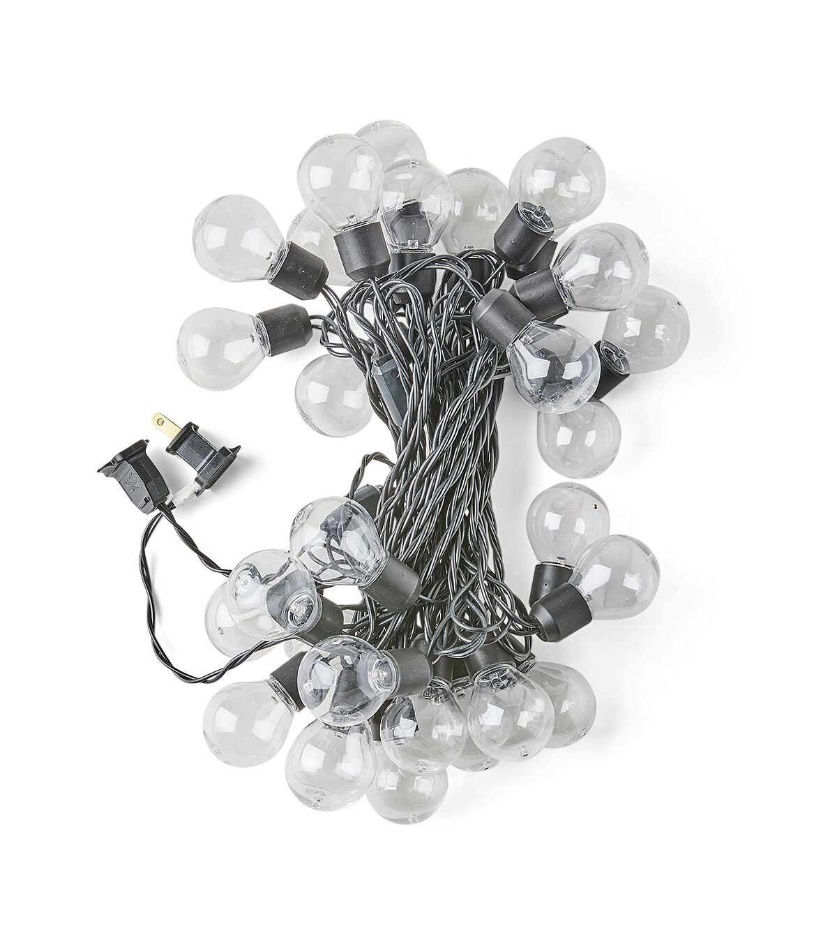 19' Summer Black Round String Lights by Place & Time