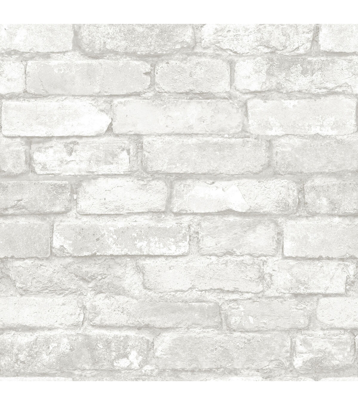 WallPops NuWallpaper Grey White Brick