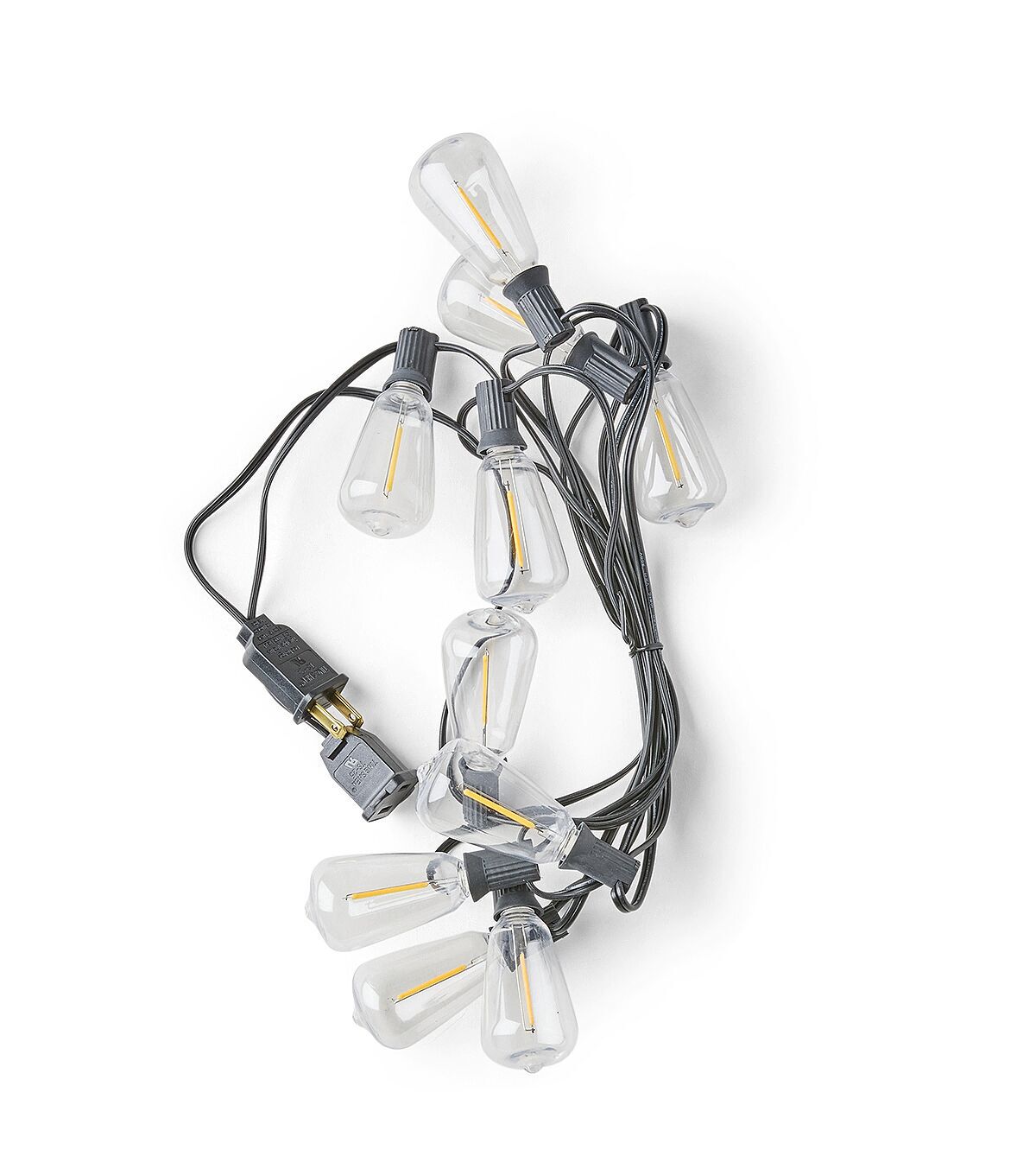 11' Summer Black Edison String Lights by Place & Time