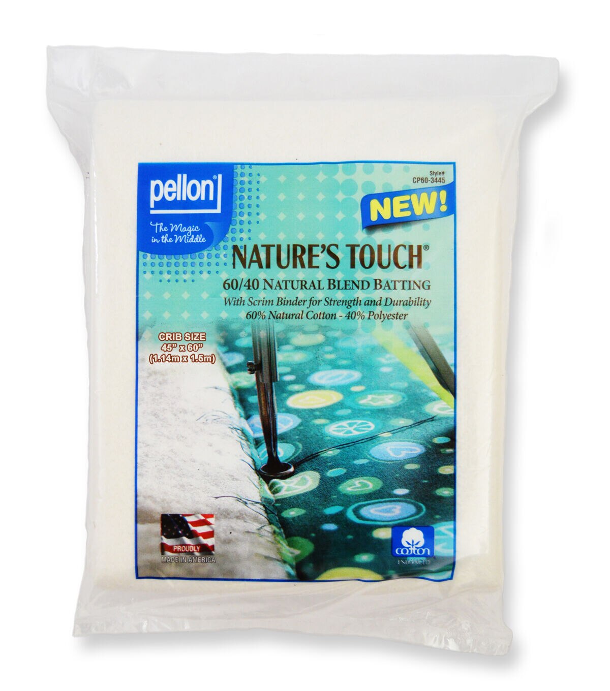 Pellon Nature's Touch 60/40 Natural Blend Batting 34