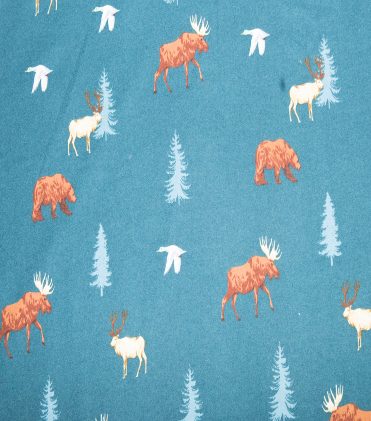 Super Snuggle Wilderness Animals Flannel Fabric