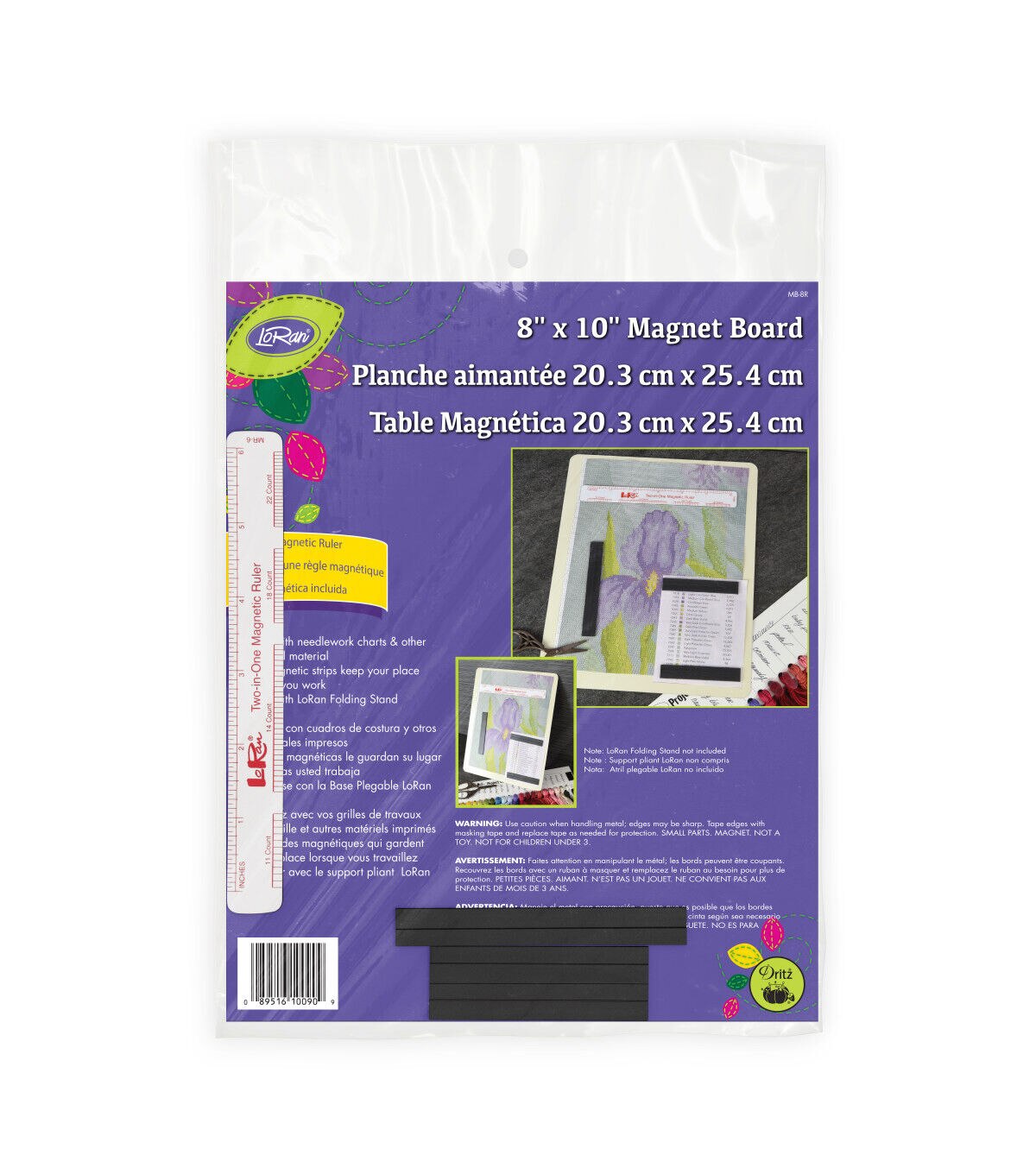 LoRan Magnet Board Ruler, 8