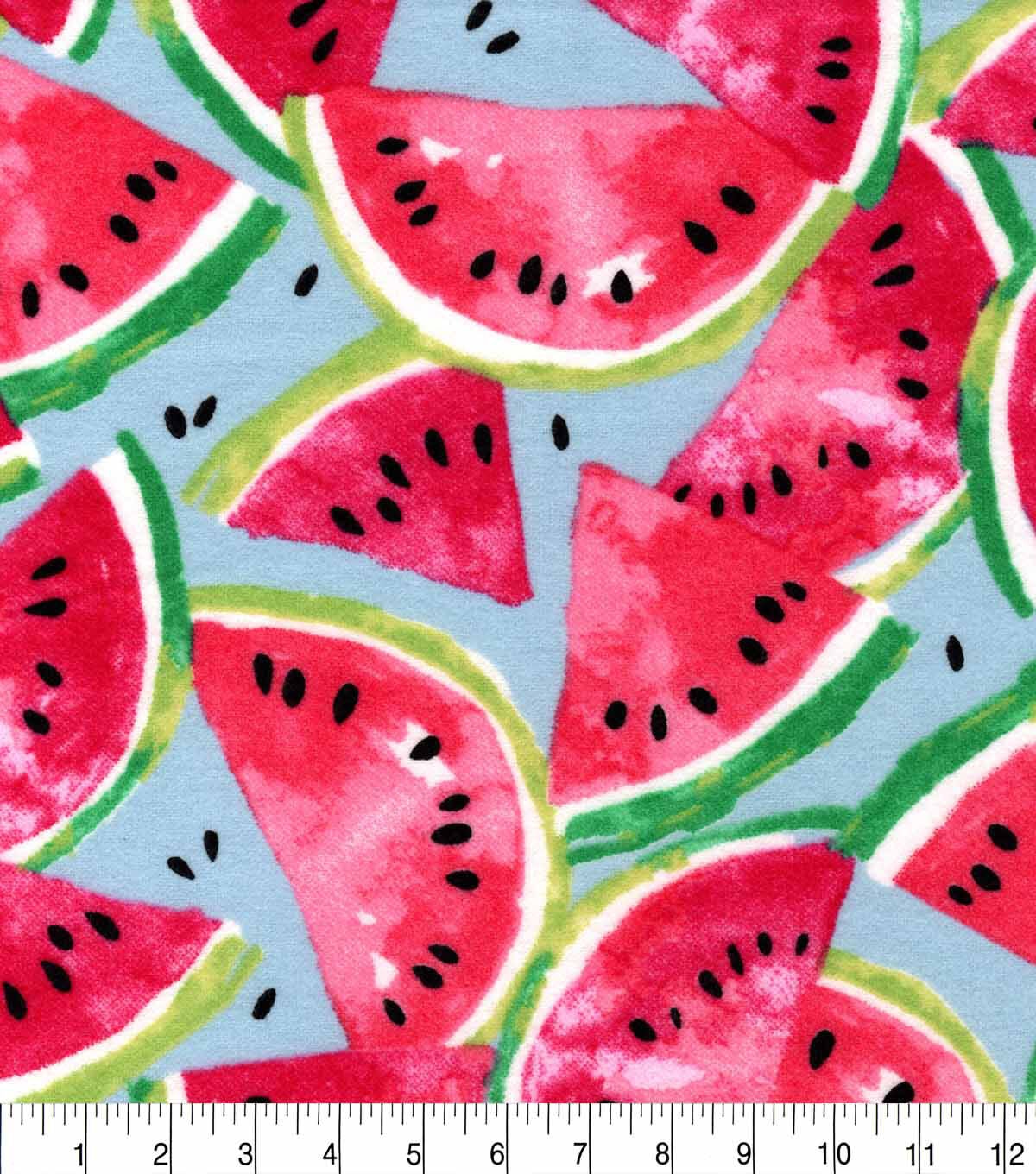 Watermelon Super Snuggle Flannel Fabric