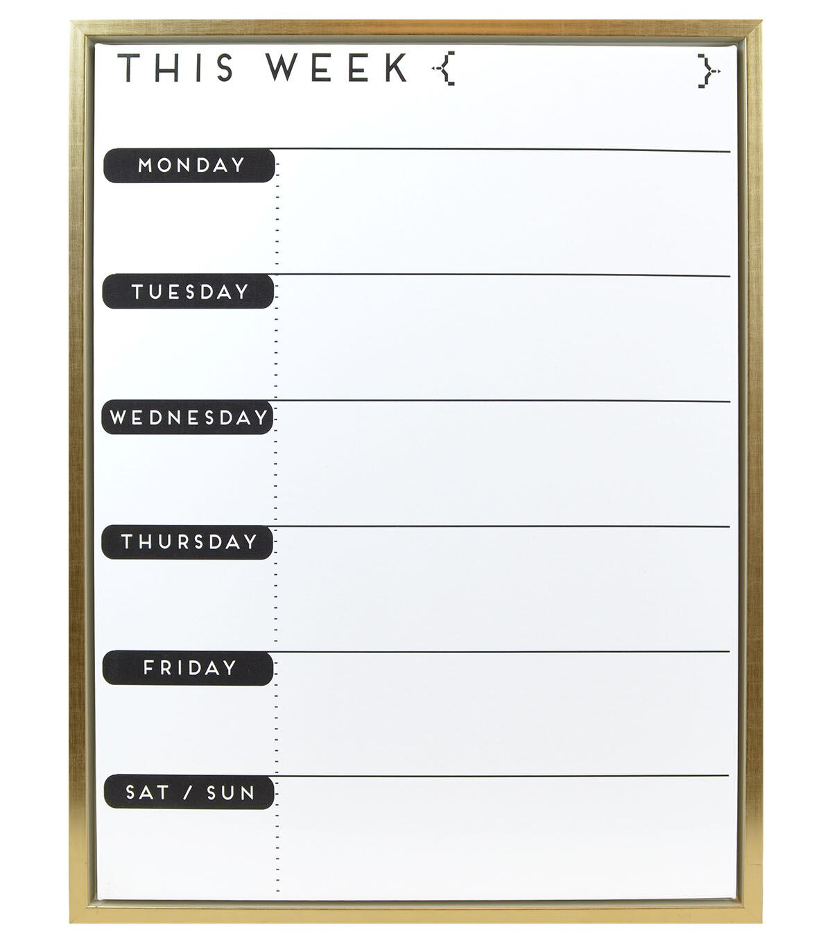 Weekly To Do Dry Erase Planner 18''x24''