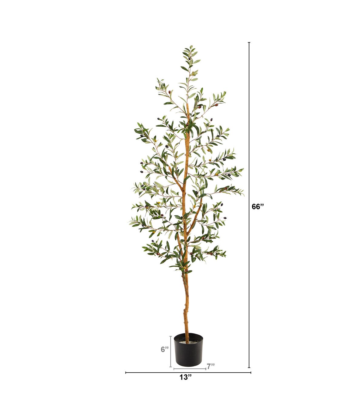 Nearly Natural 5.5ft. Olive Artificial Tree