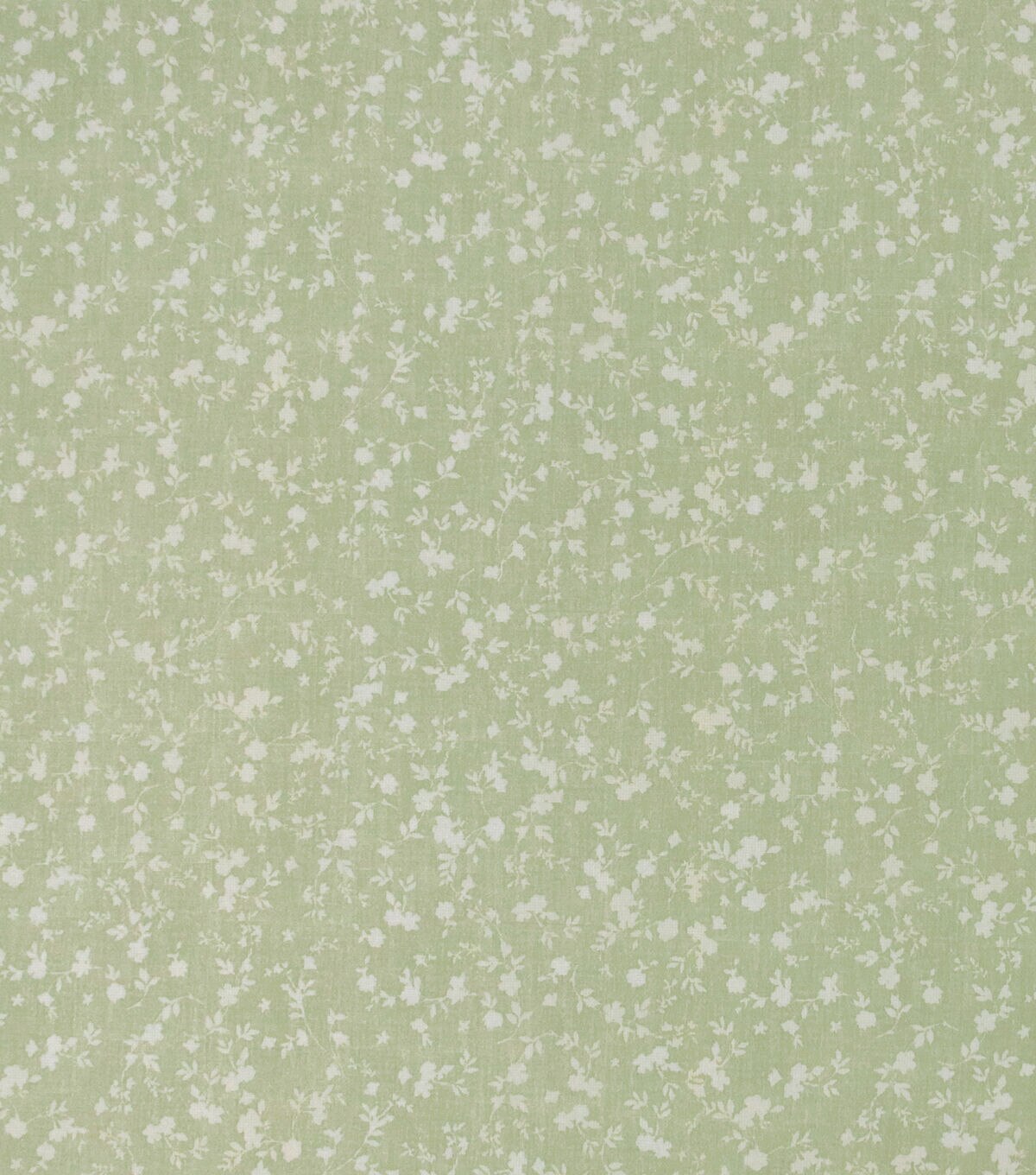 Floral Vines on Sage Quilt Cotton Fabric by Keepsake Calico