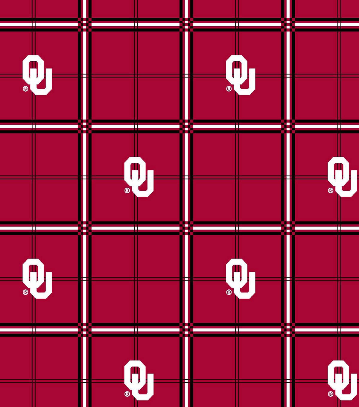 University of Oklahoma Sooners Flannel Fabric 42