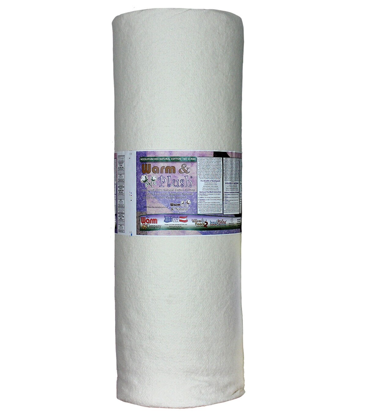 The Warm Company Warm & Plush Cotton Batting 90