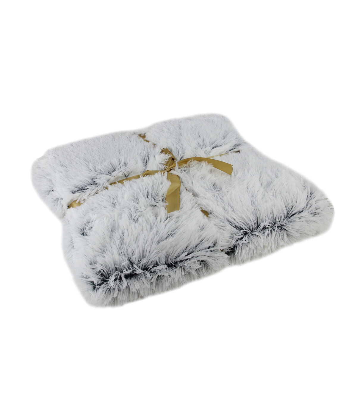 Northlight White Contemporary Rectangular Throw Blanket 55