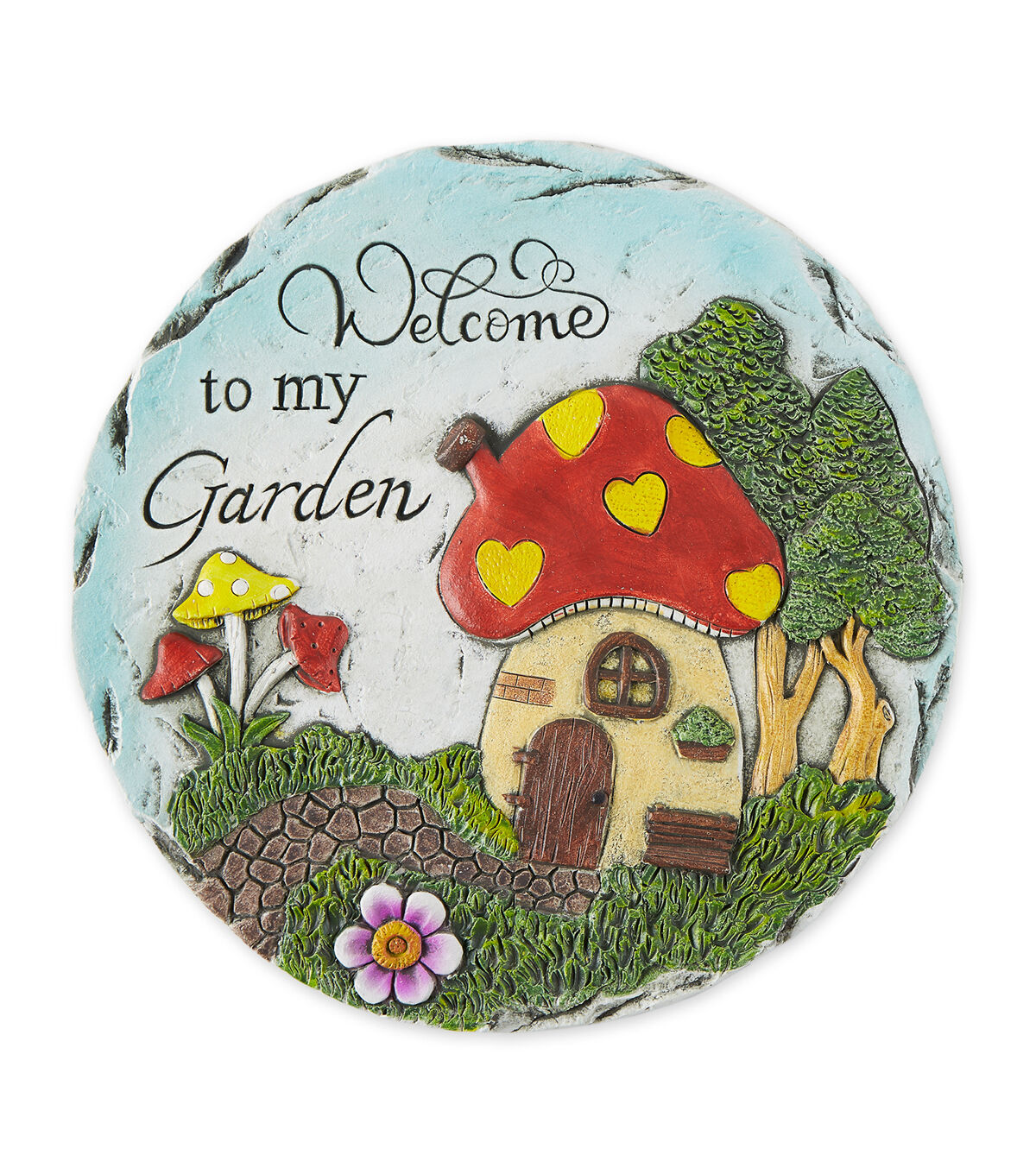 Zingz & Thingz Welcome To My Garden Stepping Stone
