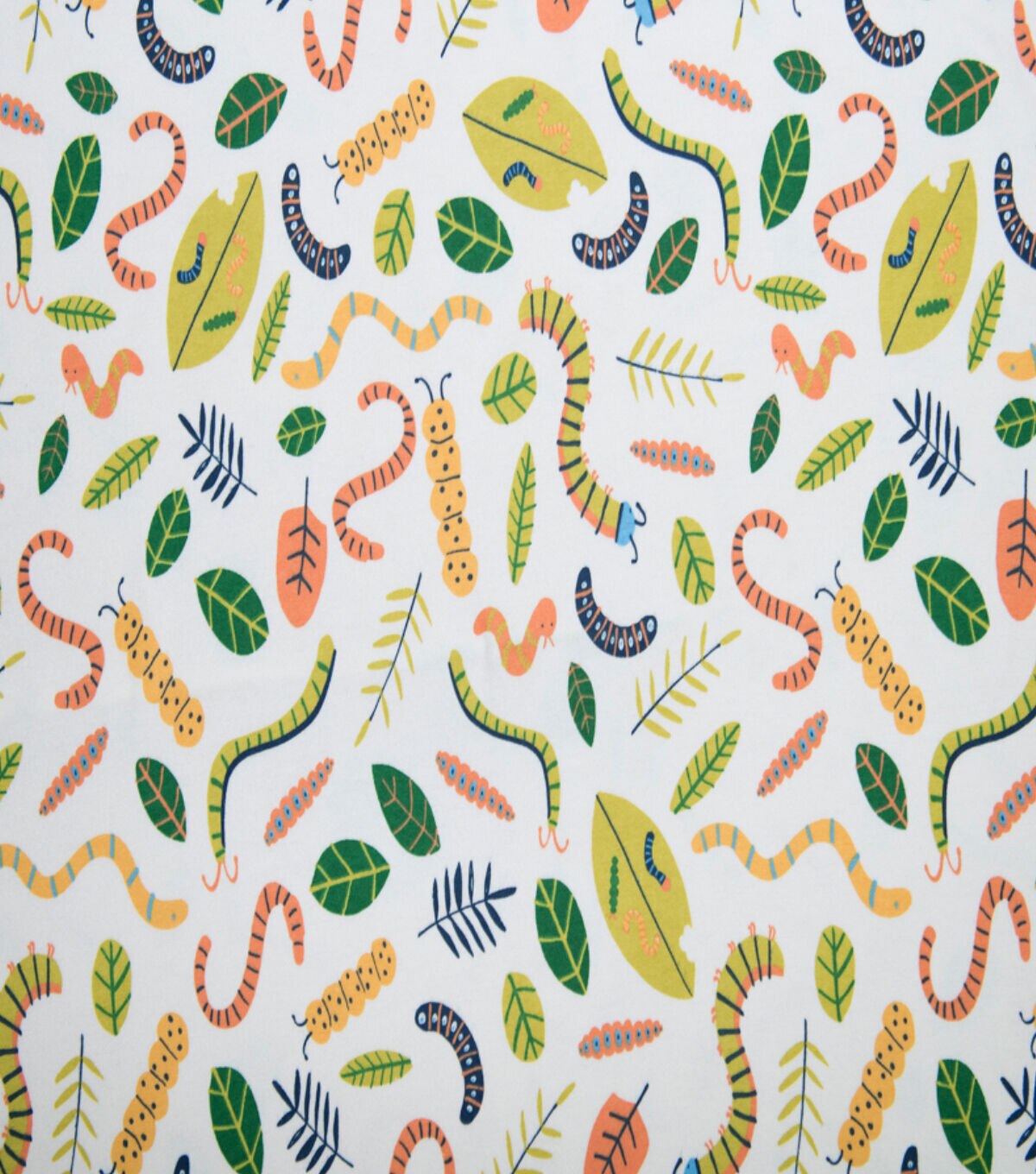 POP! Super Snuggle Insects & Leaves Flannel Fabric