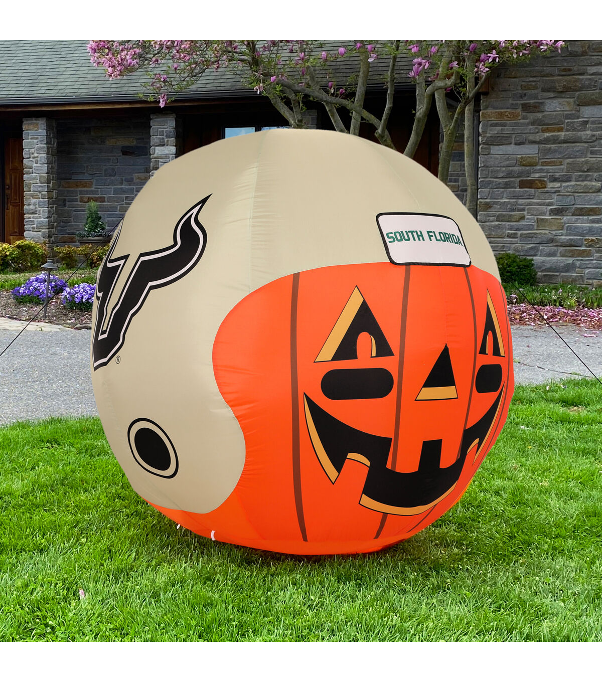 Sporticulture 4' South Florida Bulls Inflatable Jackolantern Helmet