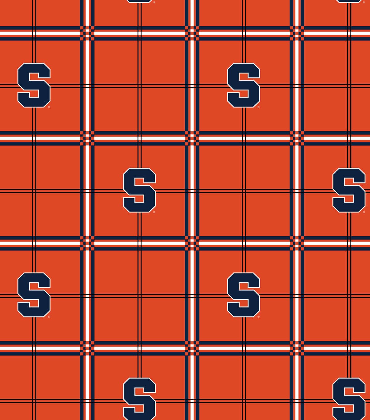 Syracuse University Orange Flannel Fabric 42