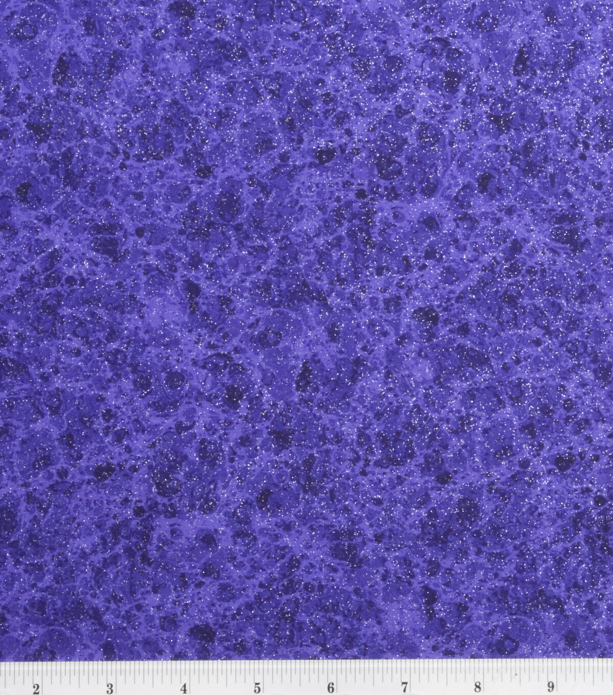 Fabric Traditions Purple Marble Glitter Cotton Fabric by Keepsake Calico