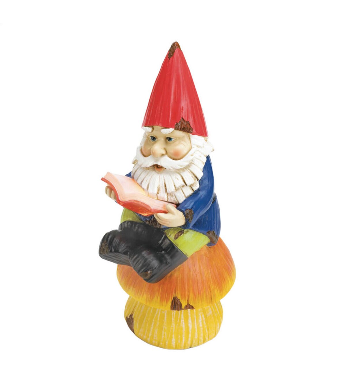 Zingz & Thingz Bookworm Gnome Solar Statue