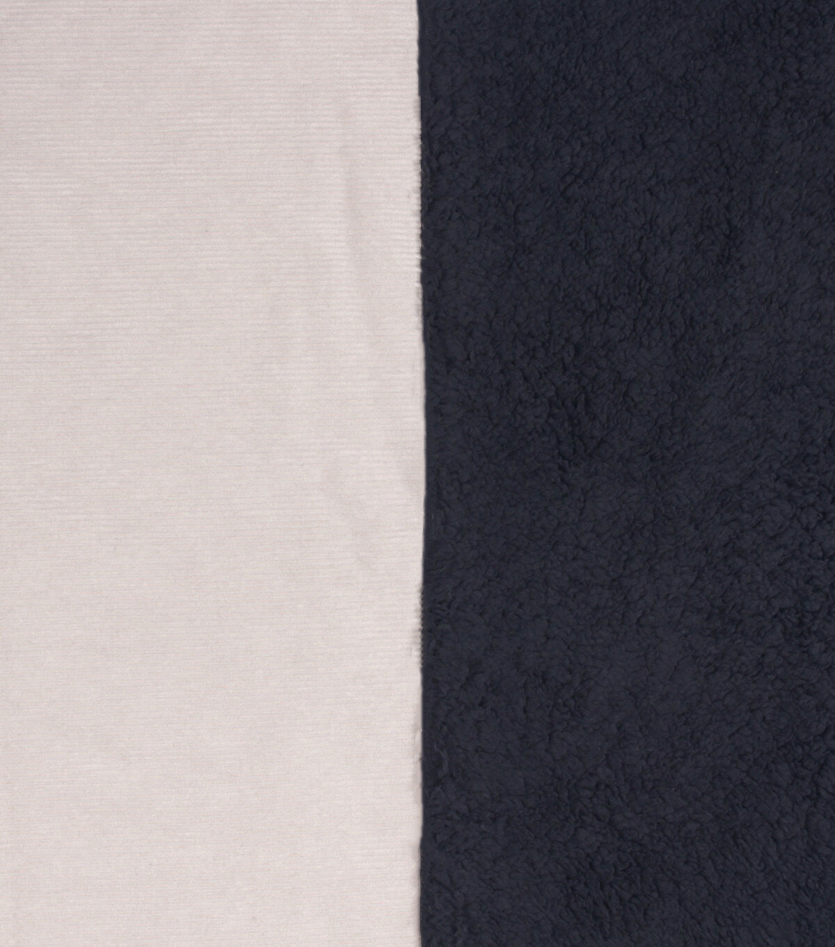 Corduroy Backed Sherpa Fabric