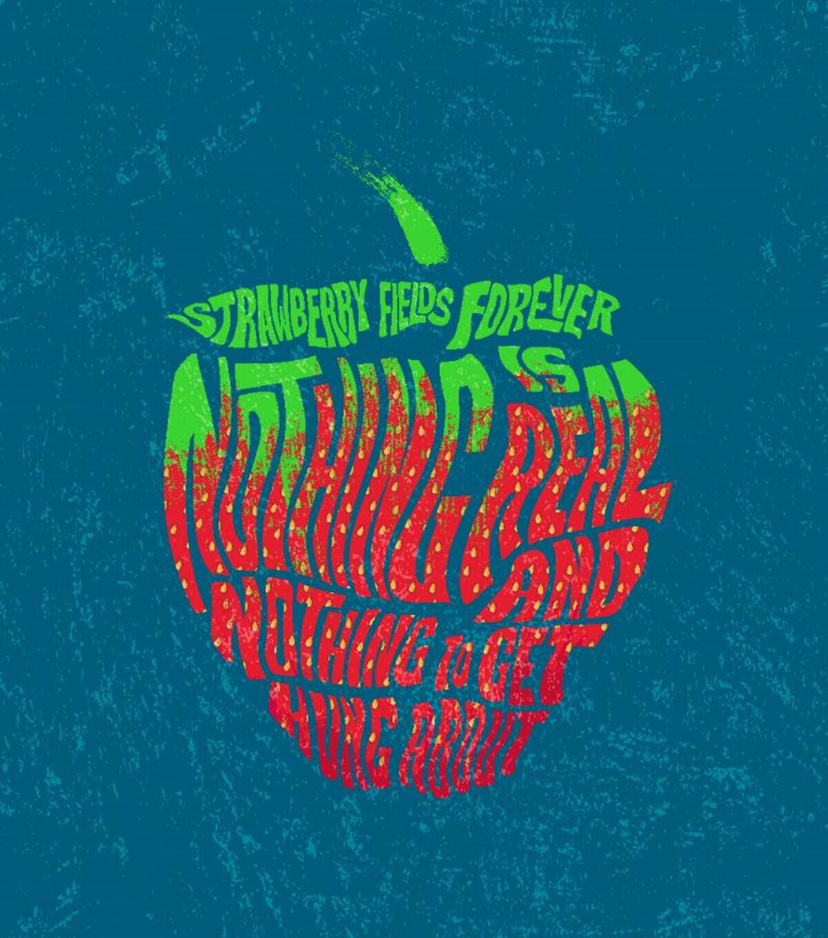 Lyrics by Lennon & McCartney No Sew Fleece Throw 72