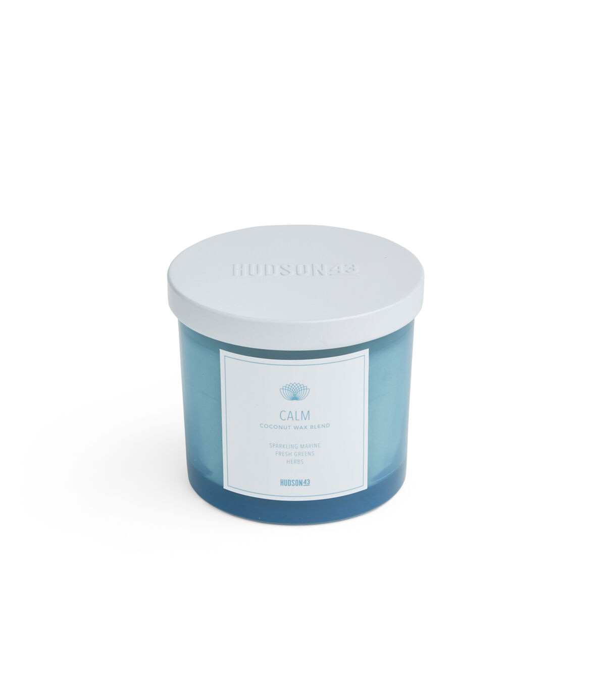 5oz Calm Coconut Wax Blend Aromatherapy Jar Candle by Hudson 43