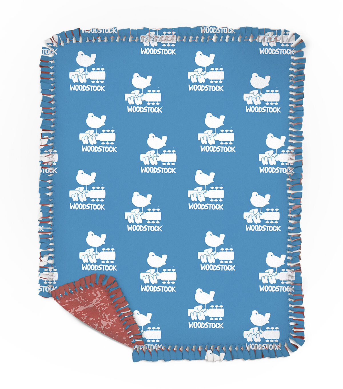 Woodstock No Sew Fleece Throw 72