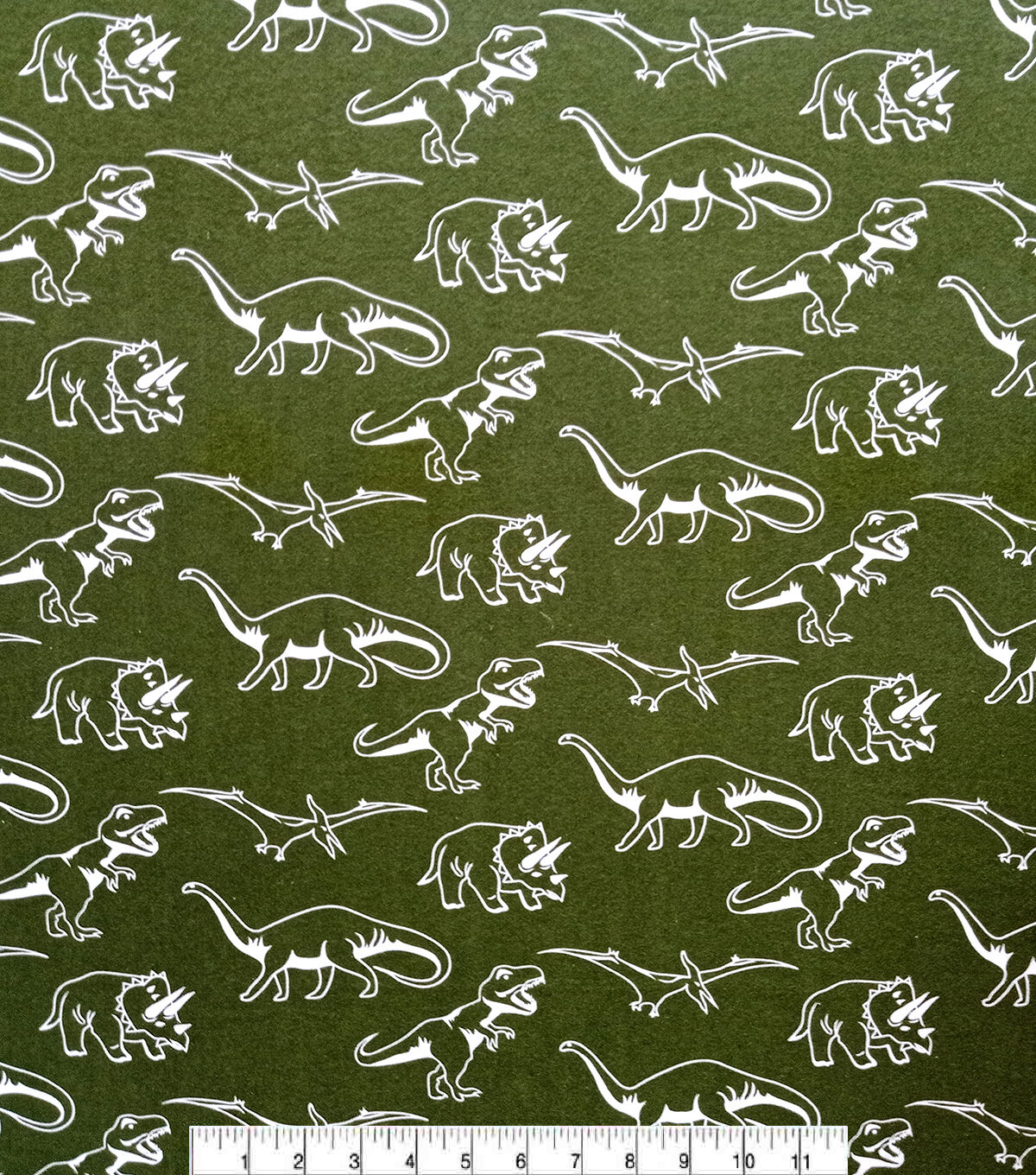 Dino Super Snuggle Flannel Fabric