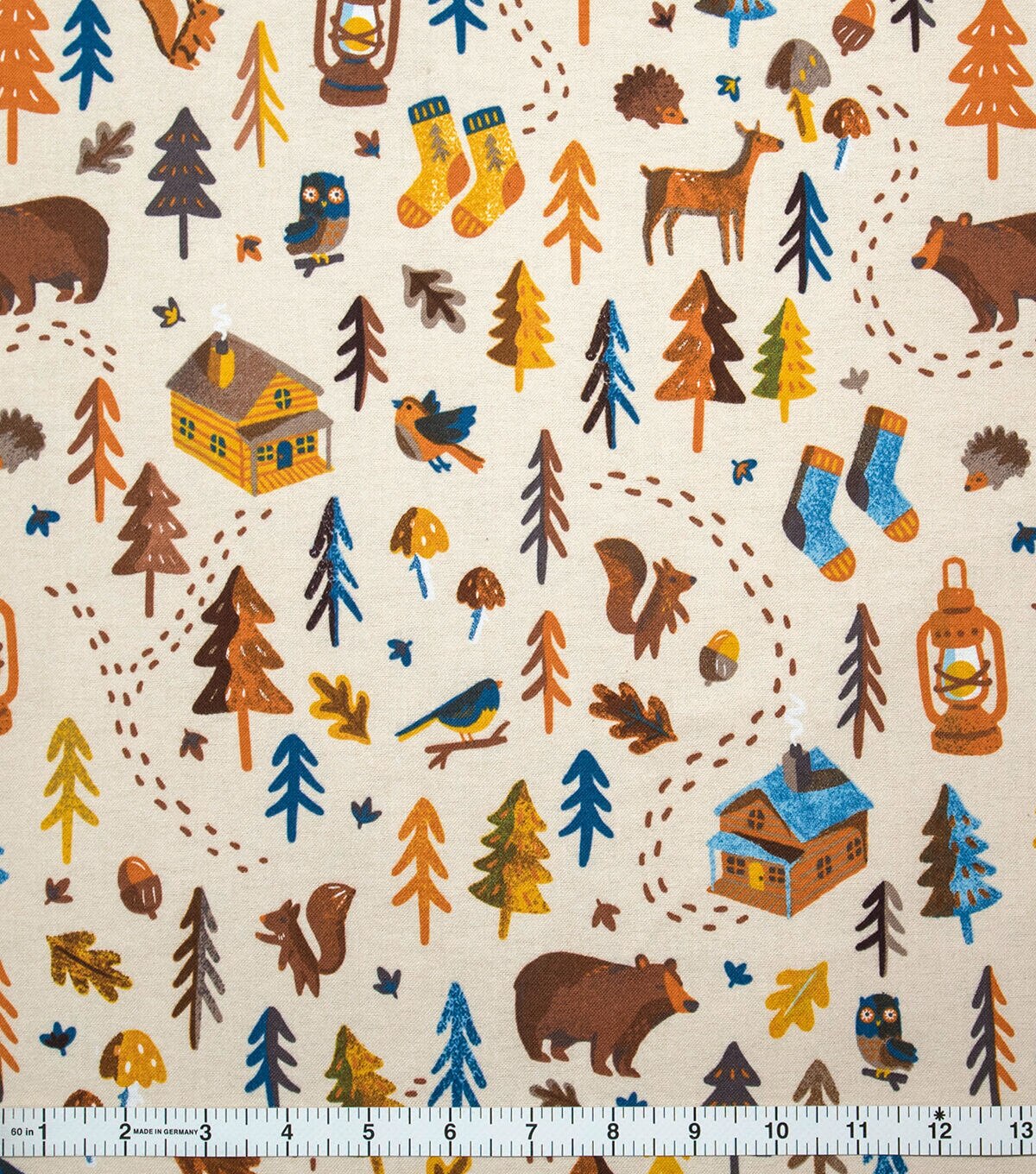 Fall Woods Super Snuggle Flannel Fabric