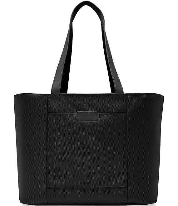 Solid Black Baseline Traveler Tote Bag