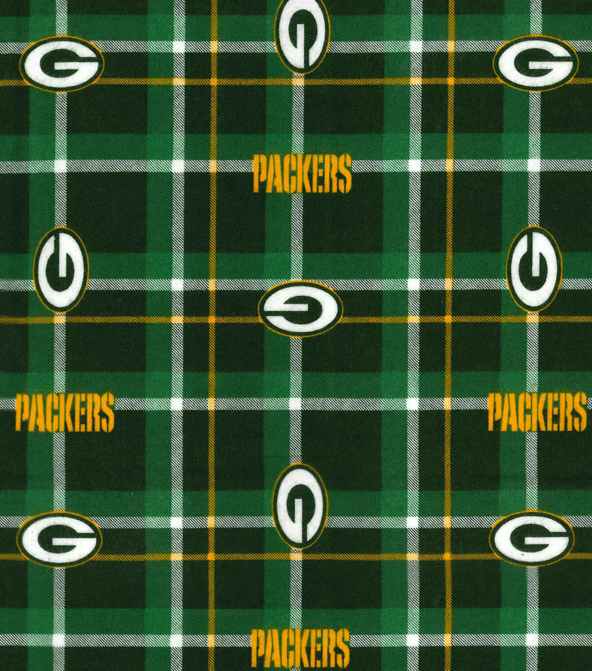 Fabric Traditions Green Bay Packers Flannel Fabric 42