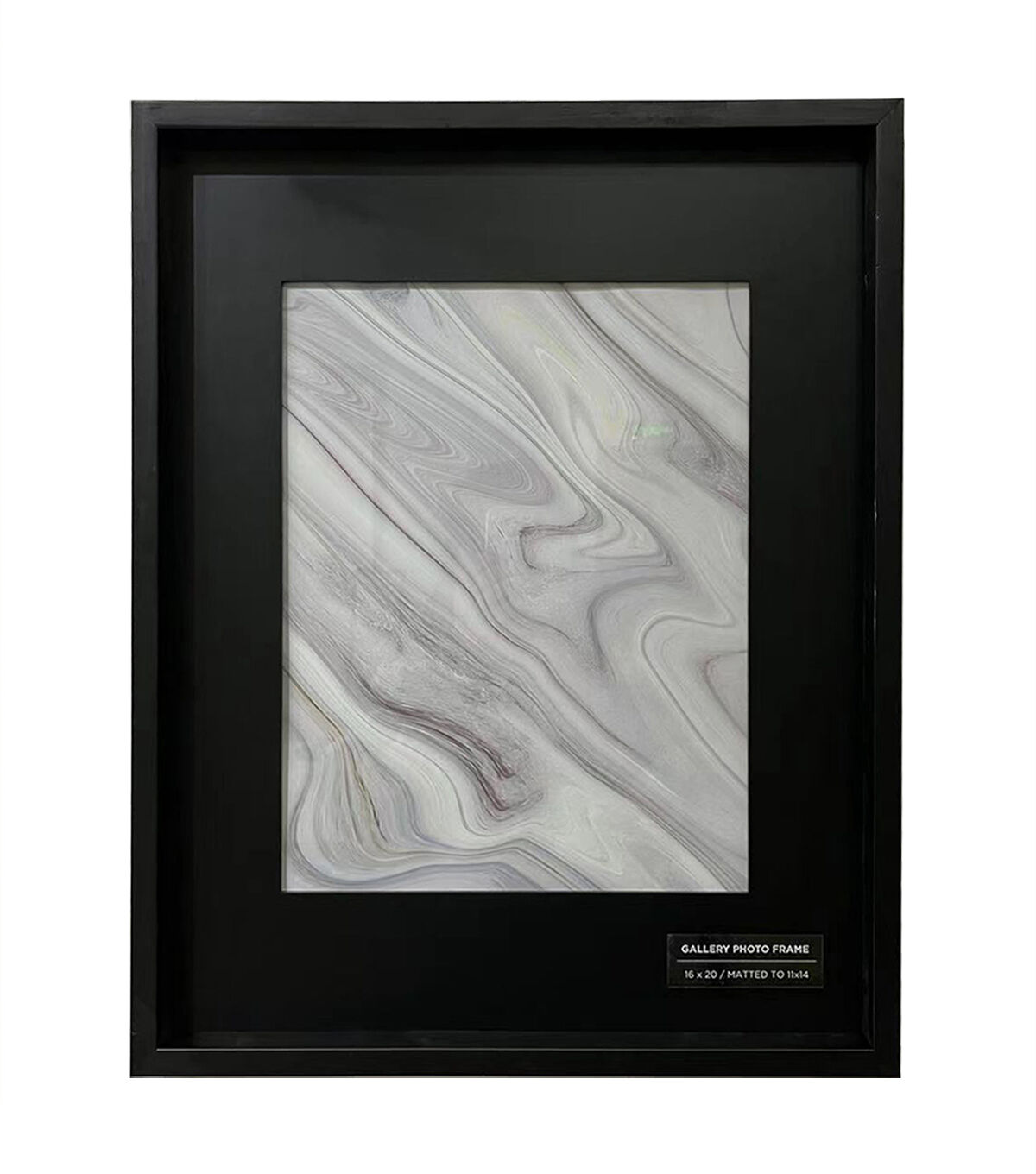 Innovative Creations Black Wooden Frame with Mat 16