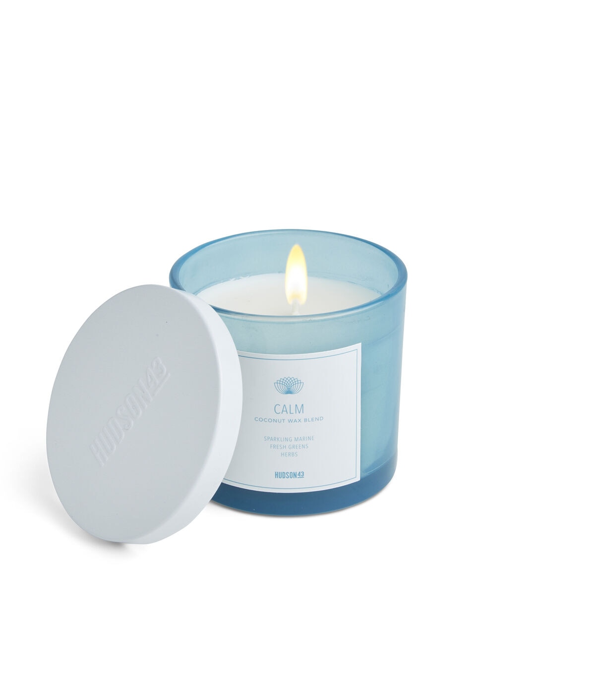 5oz Calm Coconut Wax Blend Aromatherapy Jar Candle by Hudson 43