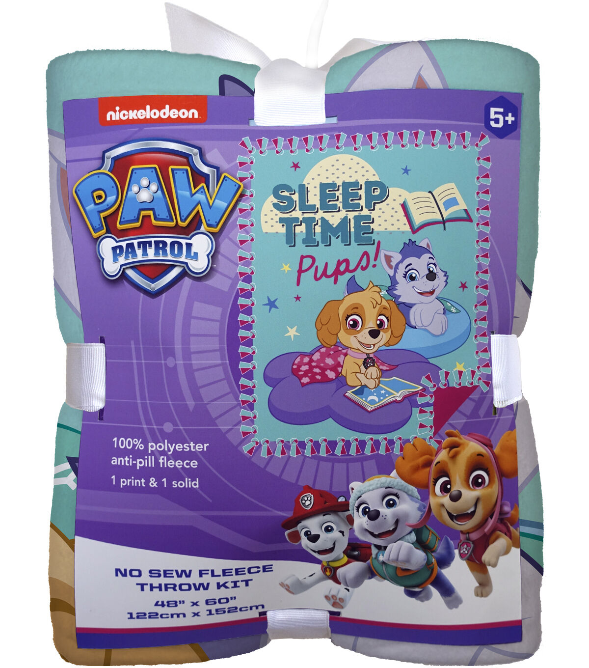 David Textiles Paw Patrol No Sew Fleece Throw 48