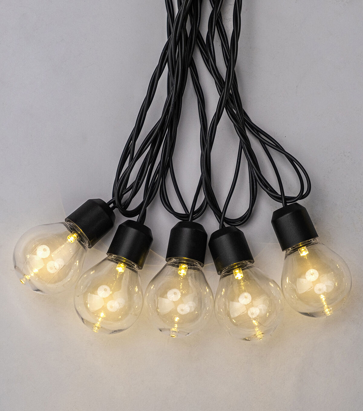 19' Summer Black Round String Lights by Place & Time