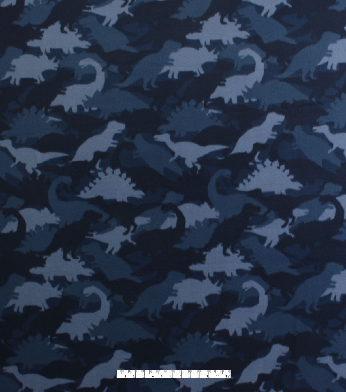 Dino Camouflage Blizzard Fleece Fabric