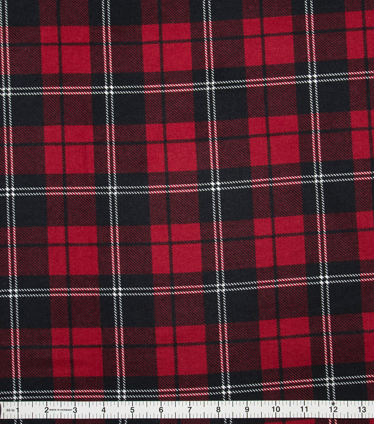 Red & Black Plaid Super Snuggle Christmas Flannel Fabric